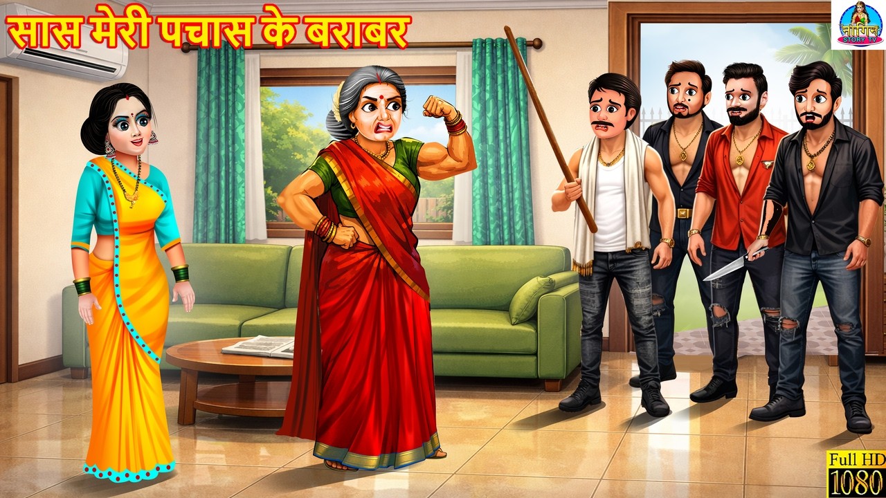 सास मेरी पचास के बराबर | Hindi Kahani | Moral Stories | Hindi Story | Cartoon Video |Kahaniya |Story