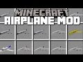 Minecraft AIRPLANE MOD / BOEING 707 PLANE CRASH!!