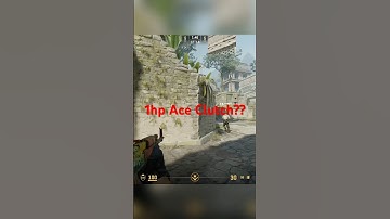 1hp Ace Clutch??.. #cs2 #csgo #aceclutch #fail #headshot #clutch #trending #shorts #status #s1mple