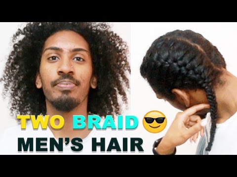 two-braid-men-tutorial-mens-curly-hair-(-girlfriend-does-hair)dutch-braid-and-fishtail