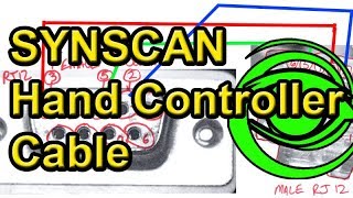 How To Make A Synscan Hand Controller Cable Pin Out