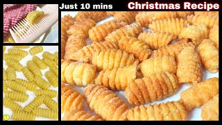 kulkuls - Goan sweets kalkals recipe - Christmas special kulkuls recipe -कलकल- Eggless kulkul