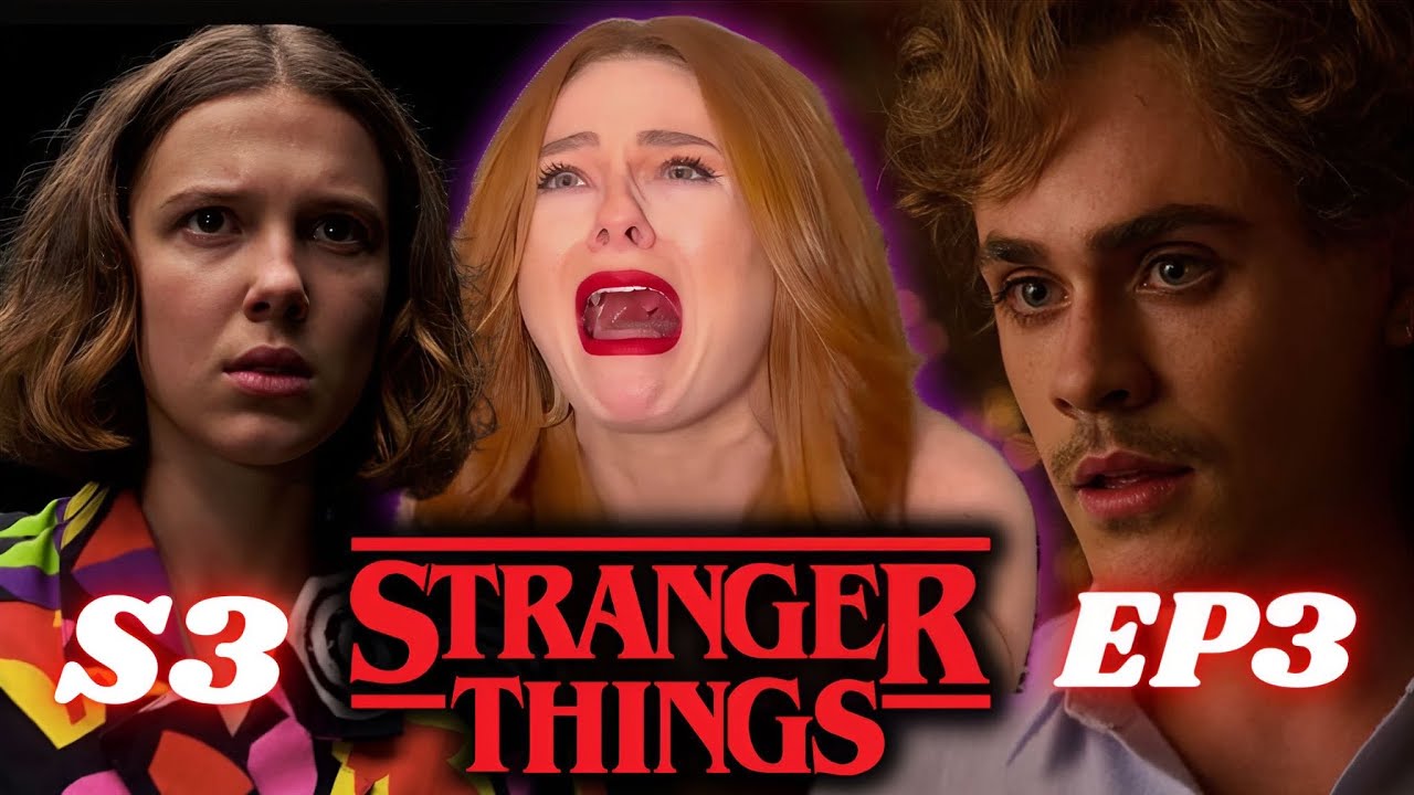 Stranger things 3x3 FIRST TIME REACTION!!