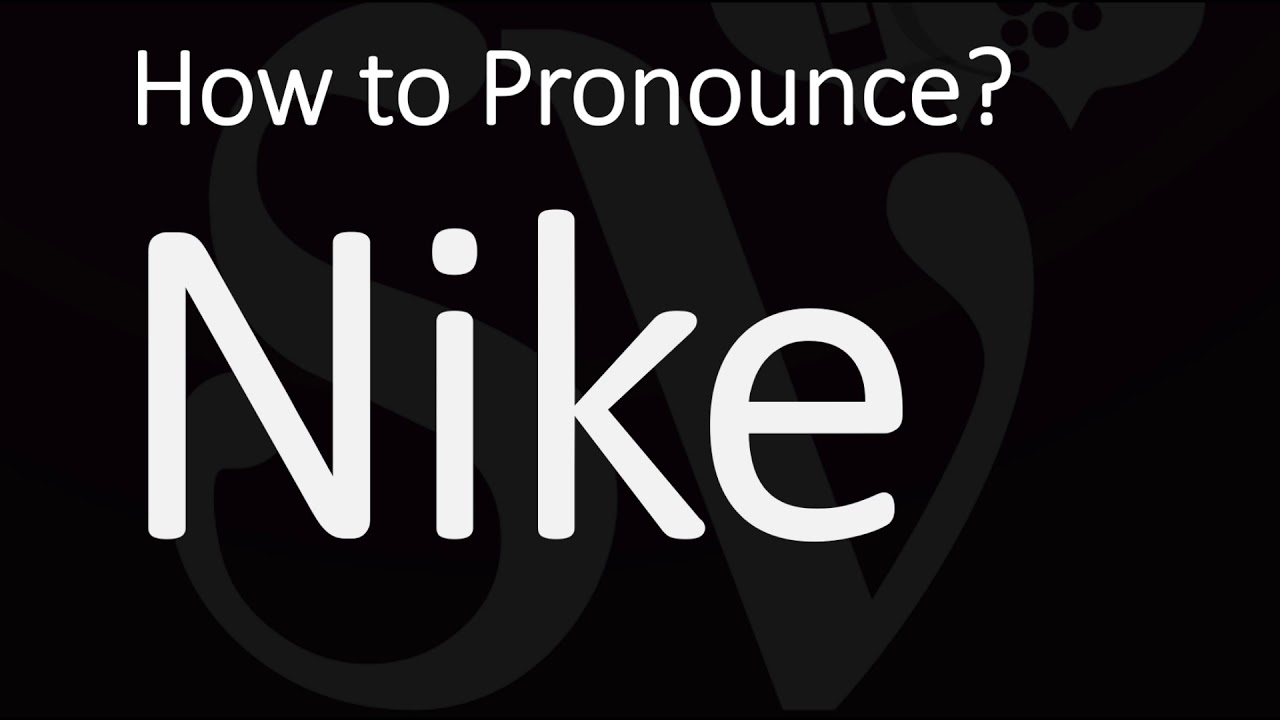 How Pronounce Nike? (CORRECTLY) YouTube