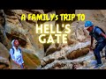 Camping and rock climbing at hells gate with kids