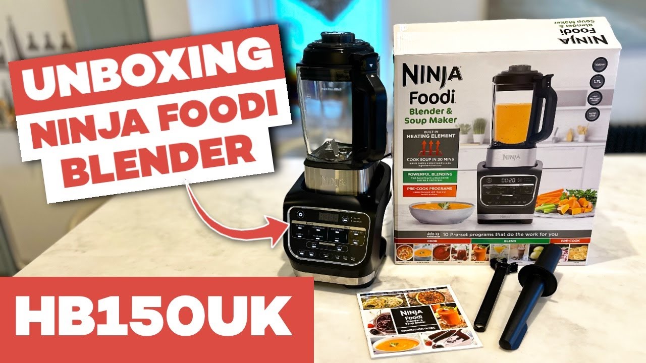 Unboxing Ninja Foodi Blender & Soup Maker HB150UK and specification 