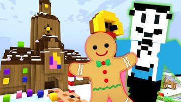 I Built a Gingerbread House in Minecraft!