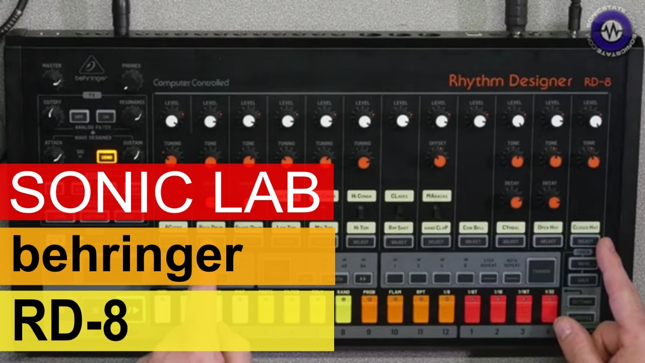 SonicLAB: Behringer RD-8 Drum Machine - First Look