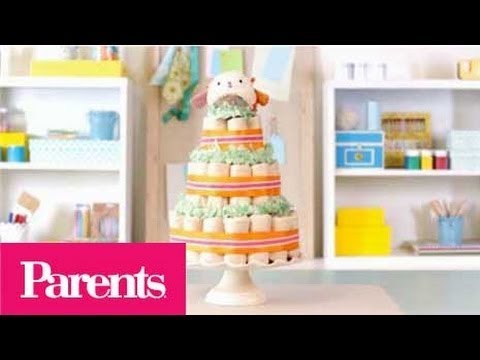 Baby Shower Ideas How To Make A Diaper Cake Parents Youtube Baby Shower Ideas How To Make A Diaper Cake Parents Youtube