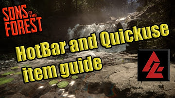 *UPDATED* How to Hotbar / Quickuse your items in Sons of The Forest!