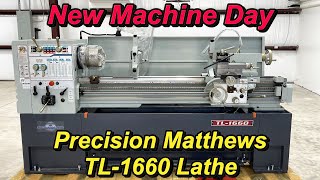Precision Matthews TL1660 Lathe: Delivery, Uncrating & Setup