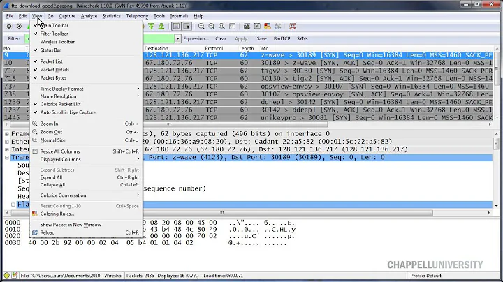 Wireshark Tip 14: Filter to Determine TCP Round Trip Times and Capabilities