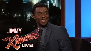 Jimmy Kimmel Grills Chadwick Boseman About Avengers