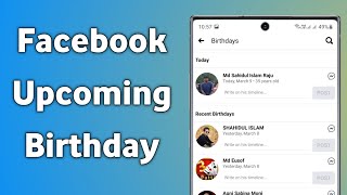 How To Find Facebook Upcoming Birthdays (New Update)