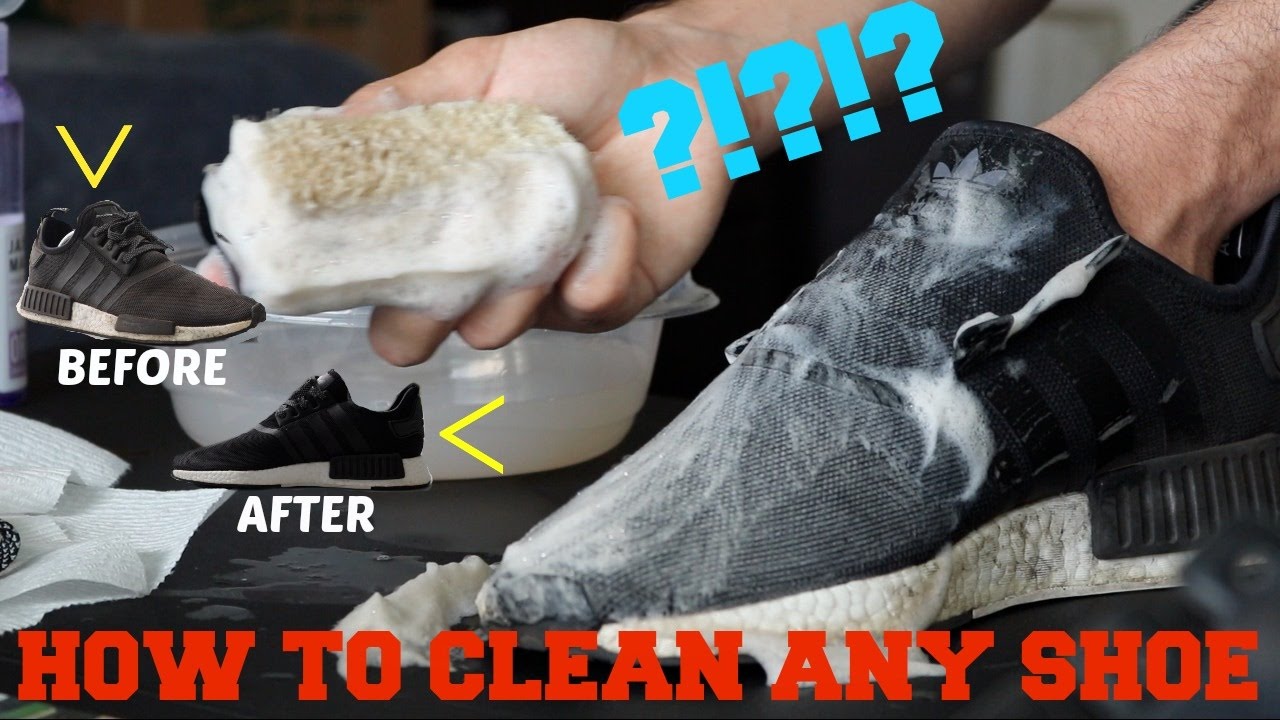 HOW TO CLEAN YOUR SNEAKERS (BEST WAY) EASY DEEP CLEAN - YouTube