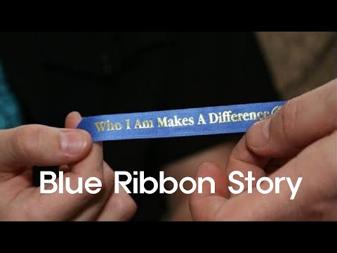 Purchase Blue Ribbons - Who I Am Makes A Difference Blue Ribbon