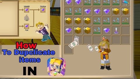How To Duplicate Items in Sky Block , Block man Go In The Newest Version