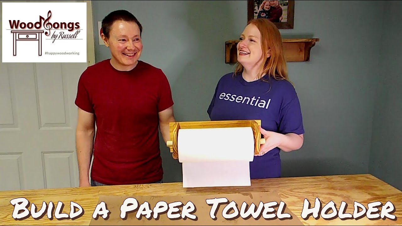 Sew Many Ways: DIY Under Sink Paper Towel Holder…2 Hooks and Ribbon!