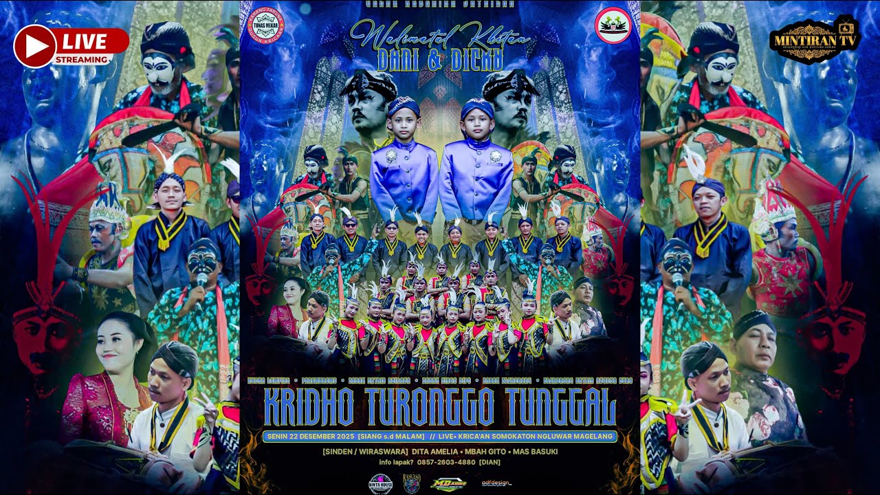 🔴🔥LIVE  JATHILAN KRIDO TURONGGO TUNGGAL || BABAK SIANG🔹 KRICAAN SOMOKATON NGLUWAR 22 DESEMBER 202