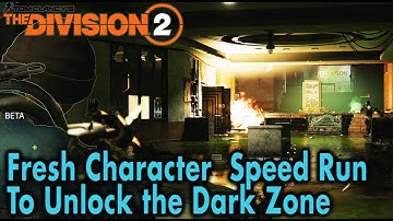 The Division 2 :: Speed run the start to Unlock the Dark Zone [[ PRIVATE BETA ]] [[ No Commentary ]]