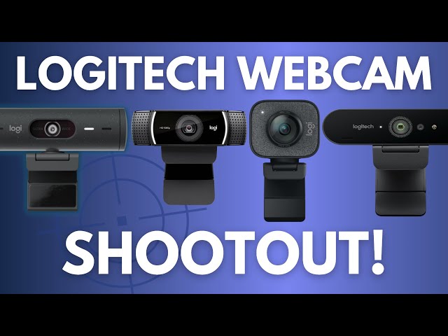 Logitech webcam comparison 2024 ( BRIO 100 / 300 / 500 / 4K ) 