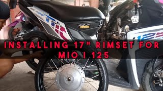 Mio i 125  Black Rimset by 17'