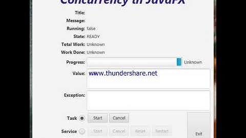 Concurrency in JavaFX