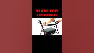 HOW TO ASSEMBLE A ROLLATOR WALKER. #senior #shortvideo #ytshorts #video #youtubeshorts #youtube #yt