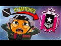 I tried to get CHAMPION RANK in only 10 GAMES... - Rainbow Six Siege