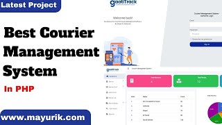 courier management system in php | delivery management software free | Source Code & Projects screenshot 2