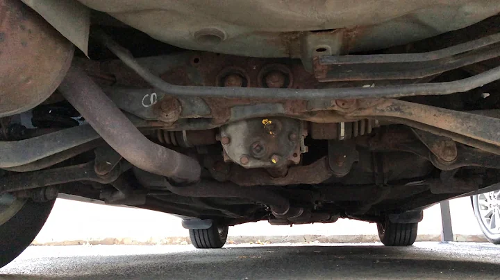 Outback rear differential bushing check