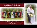 Cynthia & William - Wedding Ceremony