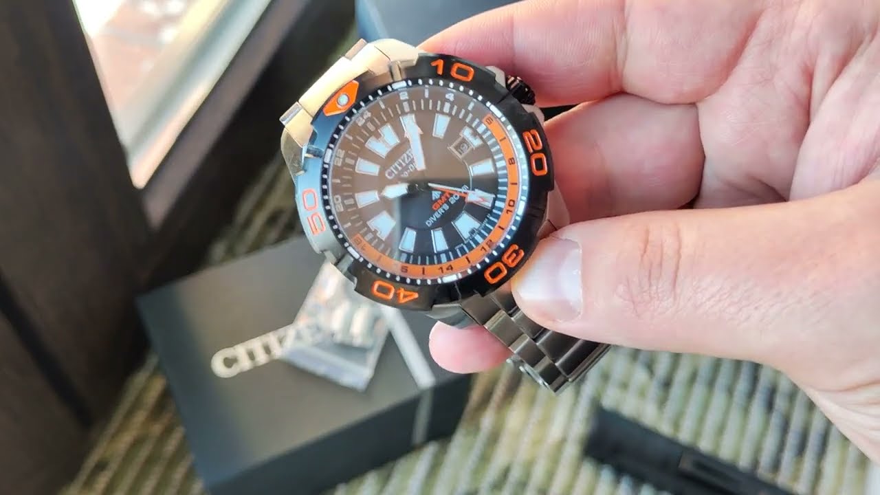 Review Citizen Promaster B877-R012835 — GMT/Eco-Drive - YouTube