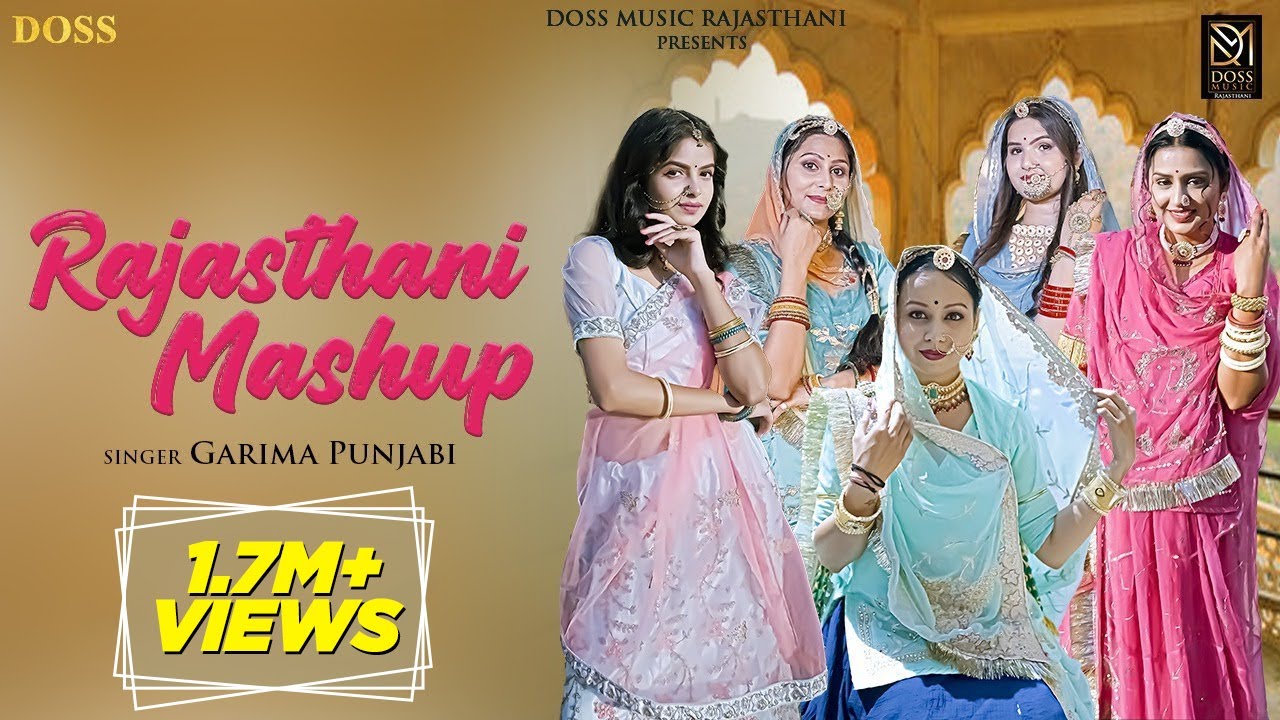 Rajasthani Mashup Official Video Garima Punjabi  Latest Rajasthani Mashup 2023  New Folk Songs