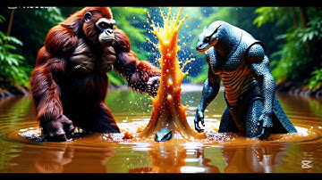 King Kong vs Giant Python – The Battle for the Jungle