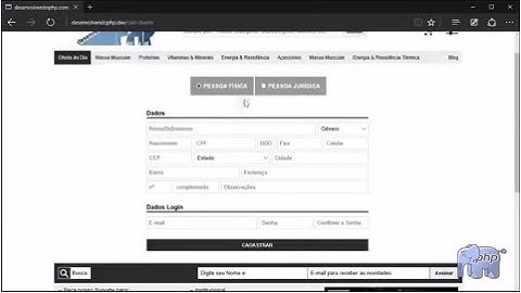Curso Loja Virtual em PHP - Grátis - desenvolvendoPHP