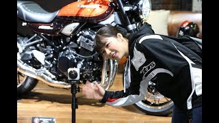 【オートバイ】梅本まどかの自撮りで360度！（東京モーターショー2017 カワサキブース編）