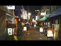 TOKYO Night Walking Tour In Monzen-nakacho - 4K 50fps