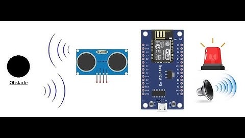 Building an obstacle detection project with ESP8266 NodeMCU and HC-SR04