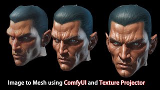 Image to Mesh using ComfyUI + Texture Projector