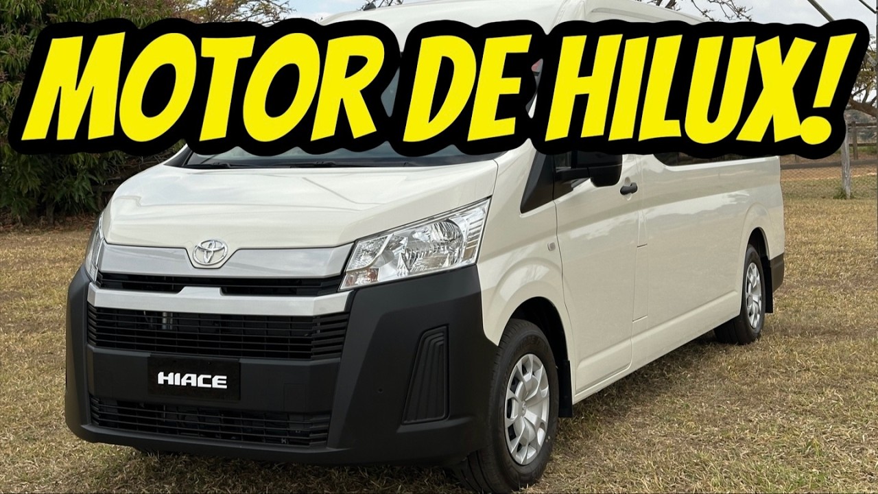 NOVA TOYOTA HIACE - Tem MOTOR DE HILUX e CUSTA MENOS que a SPRINTER!