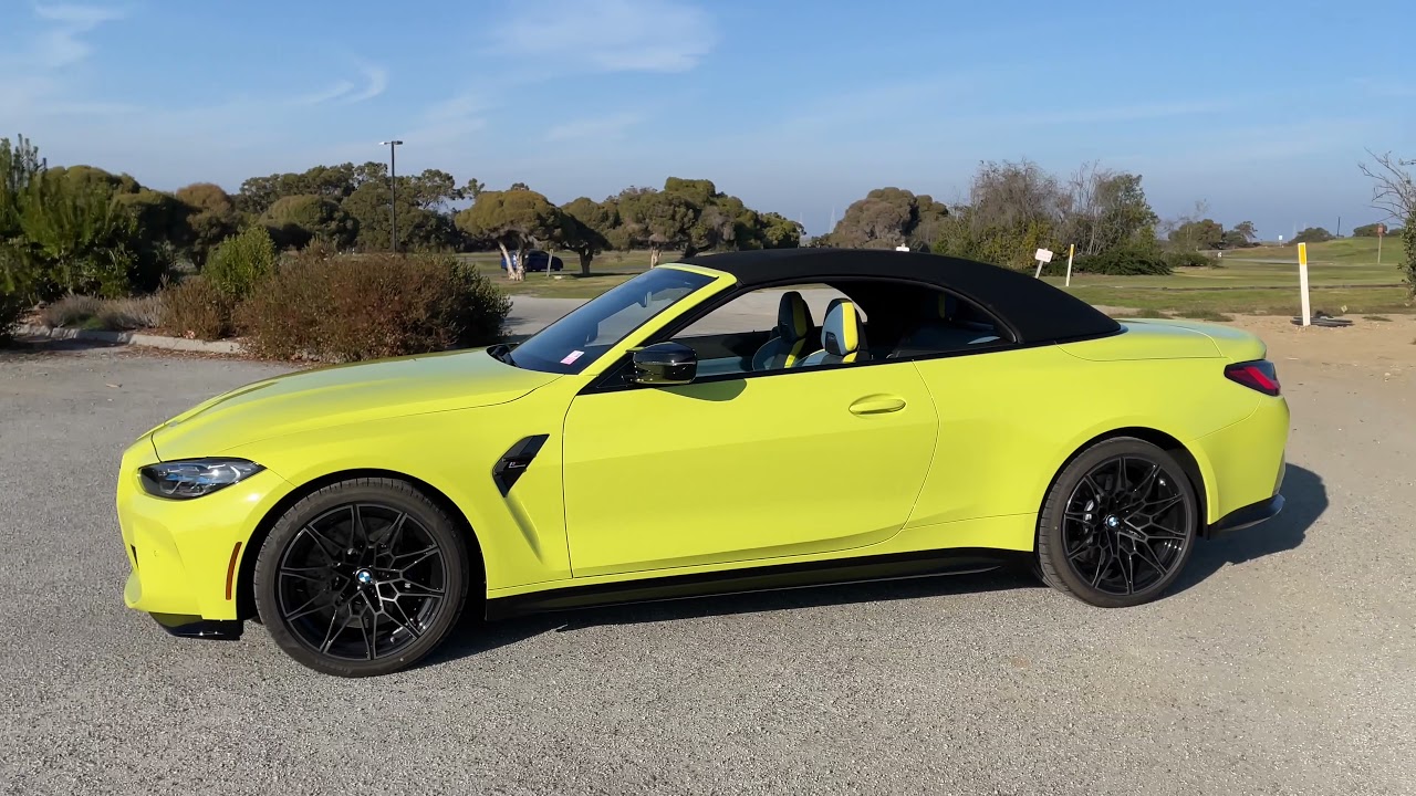 Tour the M4 Competition xDrive Convertible in Sao Paulo Yellow