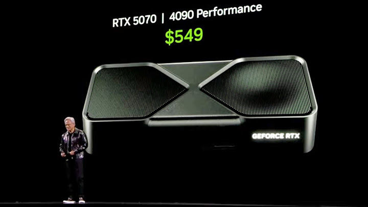 Jensen Announcing RTX 5090, RTX 5080, RTX 5070 Prices