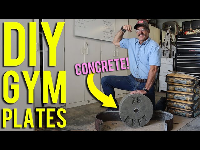 DIY Olympic Concrete Weight Plates - In-depth guide in comments : r/homegym