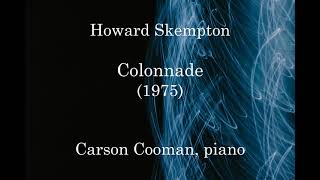 Howard Skempton — Colonnade (1975) for piano