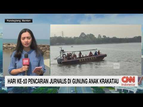 Hari Ke-10 Pencarian Jurnalis dan ABK di Perairan Gunung Anak Krakatau