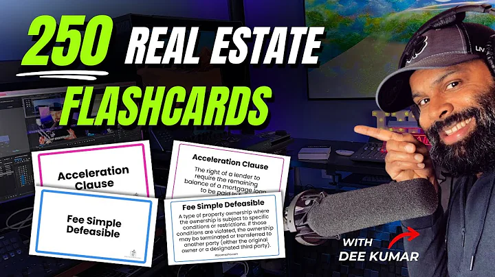 Real Estate Vocabulary Flashcards: Top 250 Exam Terms to PASS!