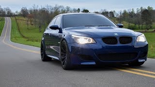 Bmw E60 M5 V10 exhaust | open country roads!