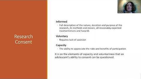 Ethical Considerations When Including Adolescents in Research