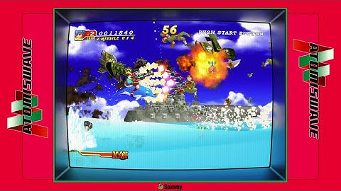 My Sammy Atomiswave bezel using the Mega Bezel Reflection Shader